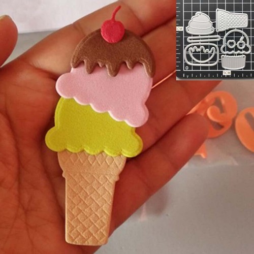 Torta gelato stencil taglio