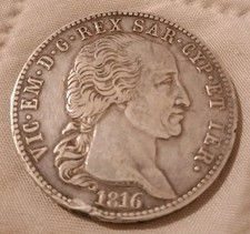 REGNO DI SARDEGNA 5 LIRE 1816