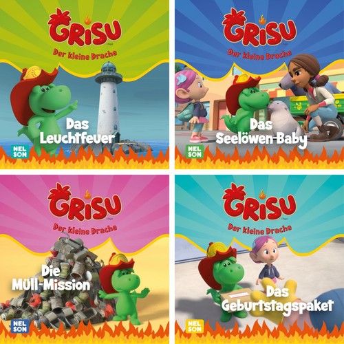 4er set maxi mini grisu - maxi-mini,