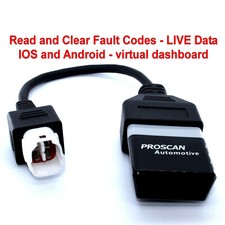 Yamaha FI, OBD2 scanner codici