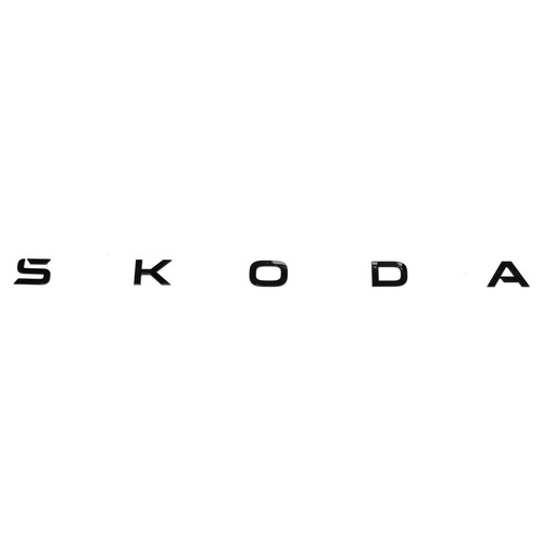 Scritta originale skoda nera - originale,
