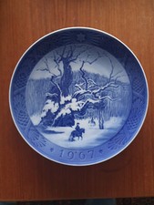 Royal Copenhagen Porzellan Teller Sammelteller The Royal Oak 1967