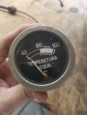 Manometro Temperatura Acqua Metron Vintage Epoca Trattore 