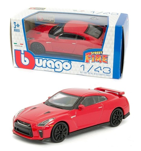 Nissan gtr 2017 burago - gtr, gt-r
