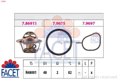 Facet 8692 termostato - facet, 7.8692