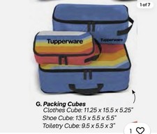 Tupperware Packing Cubes