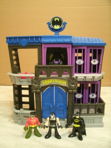 Imaginext batman cave gotham - imaginext,