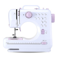 MACCHINA DA CUCIRE PORTATILE CON PEDALE 2 VELOCITÀ E 12 PUNTI CUCITO YASM-505A S