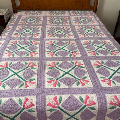 Trapunta patchwork tulipano