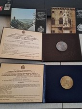 2 MONETE LIRE 1000 ARGENTO SAN