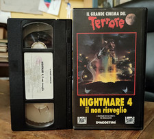 Vhs NIGHTMARE 4 IL NON RISVEGLIO TERRORE DEAGOSTINI RARE Leggere descrizione 