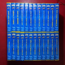 Walt Disney MAGIC ENGLISH 24 VHS De Agostini Junior (ITA 1996-97) OTTIME
