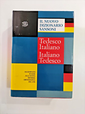 DIZIONARIO ITALIANO TEDESCO TEDESCO ITALIANO LIBRO IL NUOVO DIZIONARIO SANSONI