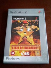 State of emergency Like GTA PlayStation 2 ps2 pal ita DISCO QUASI A SPECCHIO