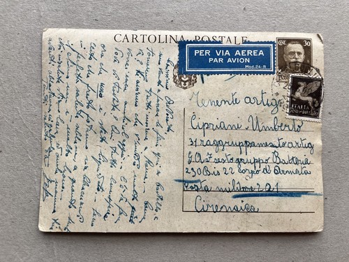 Intero postale regno via - intero,