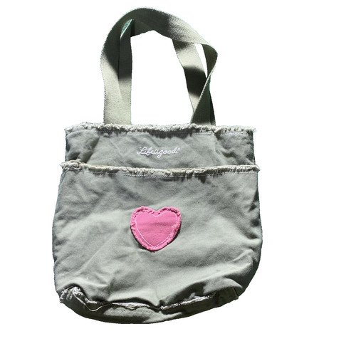 Life good canvas tote bag - life,