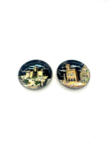 Coppia piattini ceramica - coppia,