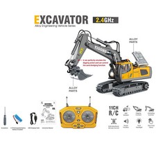 11CH RC Escavatore Bulldozer