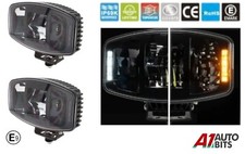 2X 10'' LED Jumbo Ovale Faro