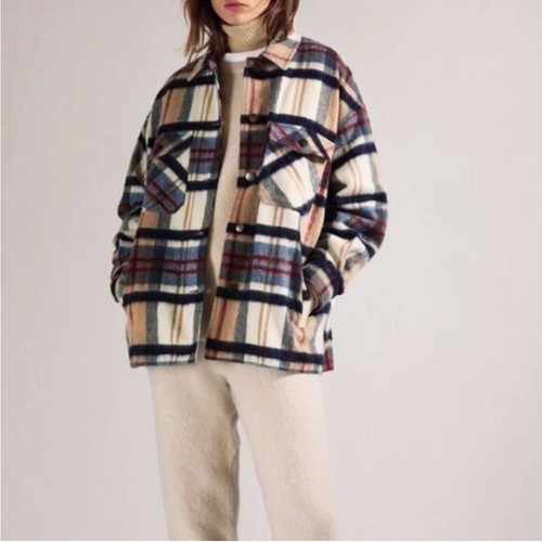 Zara multicolore plaid over - zara,