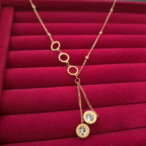 Collana lariat cerchio - collana,