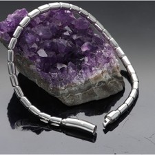 BRACCIALE DA UOMO IN ORO BIANCO  750/1000. ,  18 KT