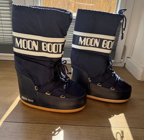 Moon boot icon nylon blu - moon,