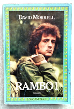 RAMBO 1, David Morrell, 1986, romanzo prima edizione Longanesi - quasi ottimo*