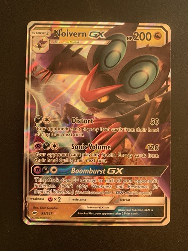Carta pokemon noivern - carta,