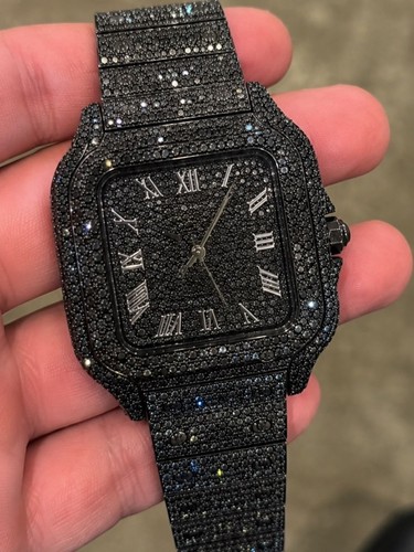 Iced out vvs simulato diamante - iced,