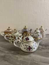 Mini Teiere da Collezione In Ceramica Lotto da 6