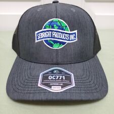 SEBRIGHT PRODUCTS OC771 Cappello camionista snapback nero, grigio scuro Bill, rete nera