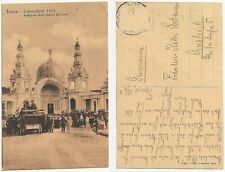 Torino - Esposizione 1911 - Padiglione degli Italiani all'Estero - Animata Auto