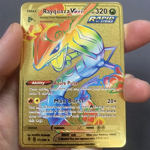 Pokemon card rayquaza vmax - pokemon,