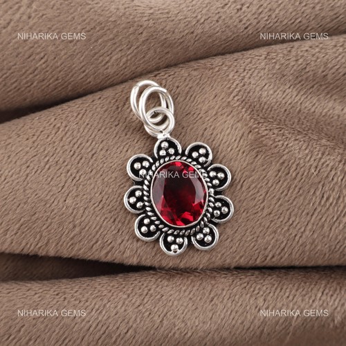 Ciondolo boho rosa - boho, rubellite