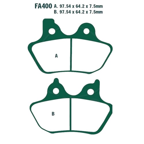 Bremsbeläge hinterrad für - hinterrad,