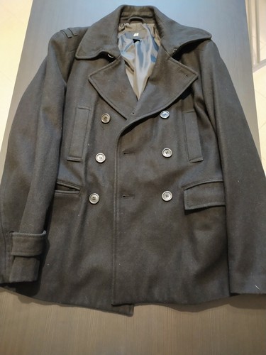 Cappotto nero doppiopetto - h&m,