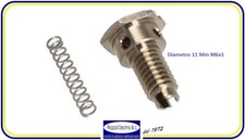 KIT VALVOLA INOX SPRUZZATORE DOCCETTA MACCHINA DA CAFFE' QUICK MILL DADO+MOLLA