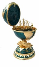 Replica Uovo Di Fabergé Verde