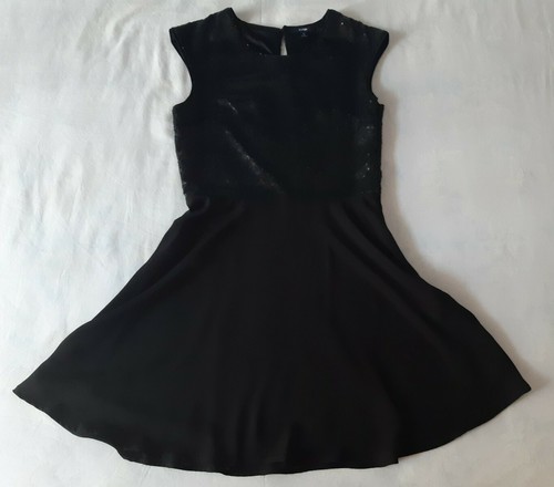 Vestito abito nero - , paillettes
