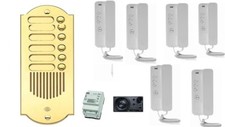 Kit citofono urmet  6 FAMIGLIE