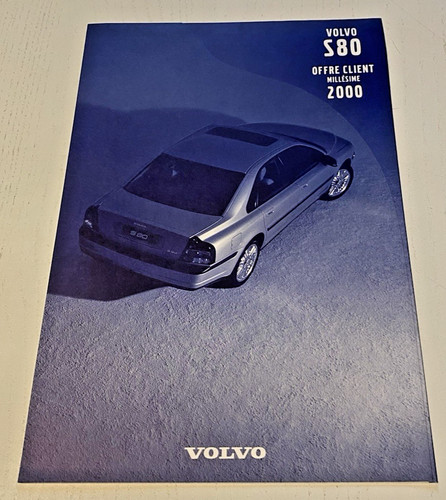 Brochure vente volvo s80 - de,