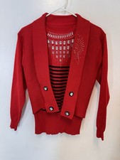 Cardigan top vintage anni 80