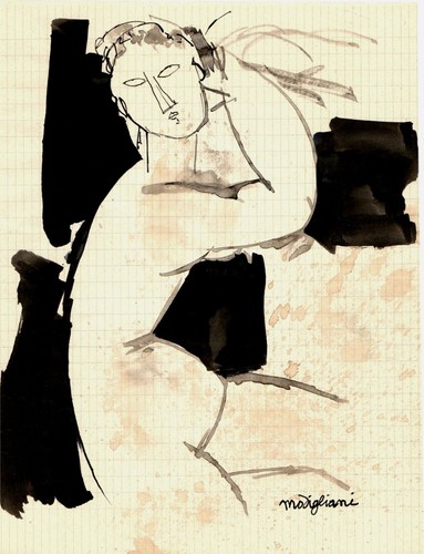 Modigliani 002001 ink - 002001,