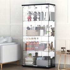 Vetrina vetro 4 ripiani 2 ante