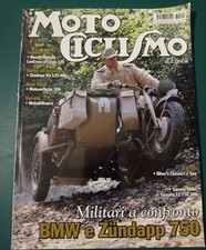 MOTOCICLISMO 10 2013 BENELLI ZUNDAPP MOTOSACOCHE YAMAHA BMW SIDECAR MILITARI