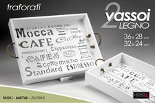 Set vassoi traforati in - traforati,