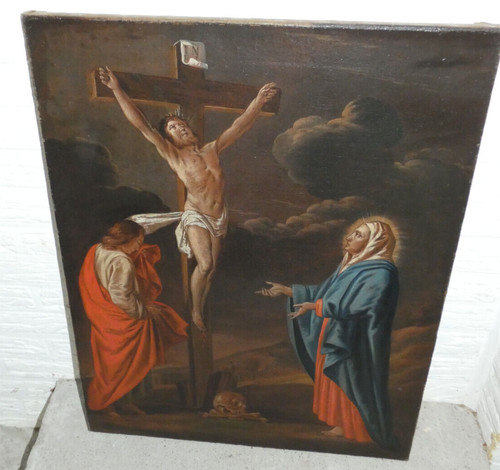 Antico quadro francese - , xix