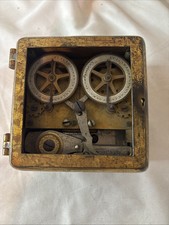 Early Sargent & Greenleaf 2 movimenti cassaforte blocco timer brevettato 1877 USA