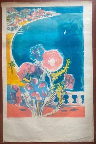 Affiche tourisme cote - tourisme, d'azur